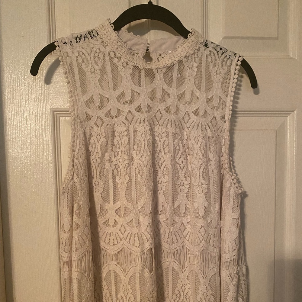 Off white top